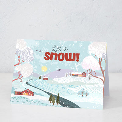Let it Snow - Winter Scene