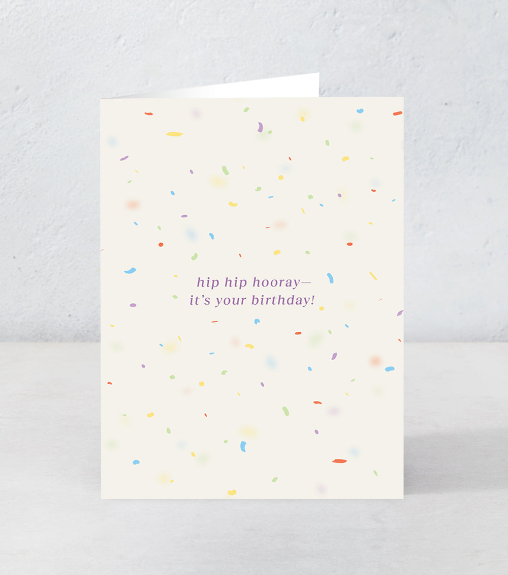 Hip Hip Hooray - It's your birthday