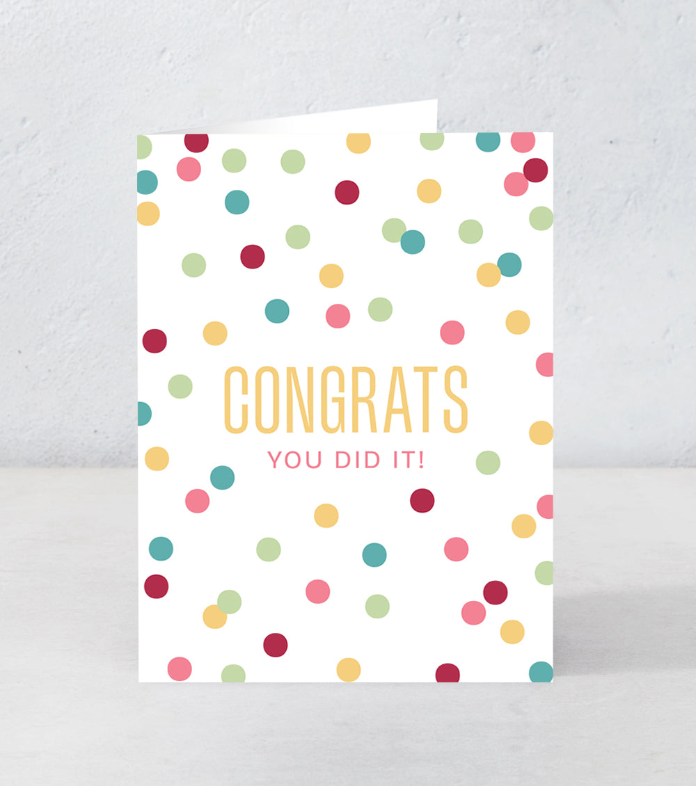 Congrats - You Did It