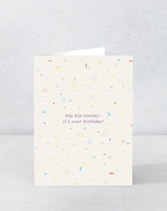 Hip Hip Hooray - It's your birthday