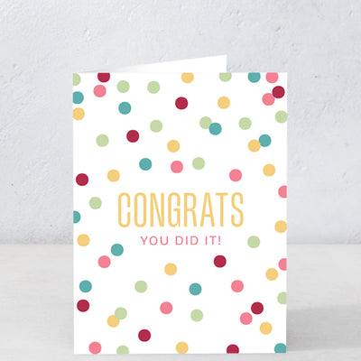 Congrats - You Did It