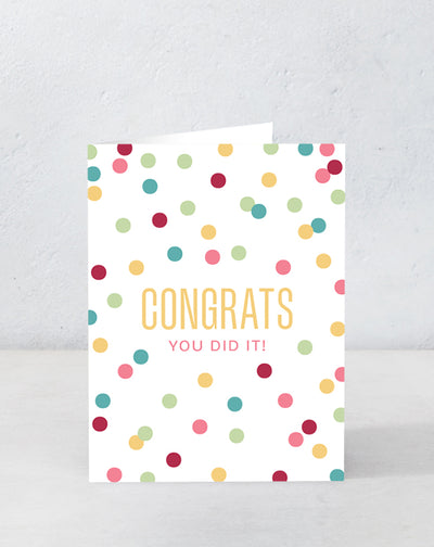 Congrats - You Did It
