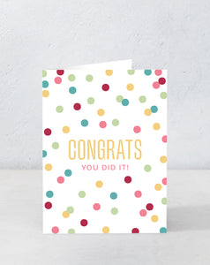 Congrats - You Did It