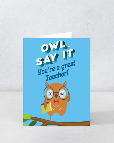 You're a Great Teacher