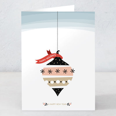 Happy Holidays and a Happy New Year Ornament