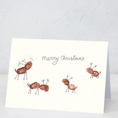 Rudolph and Friends (By Patient Artist Max and Brother Levi)