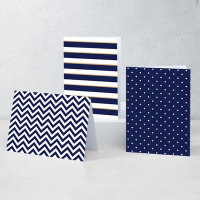 Boxed Assortment of 15 Cards: Navy Set