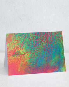 Abstract Pink/Green Spots (Designed by patient artist Brier)