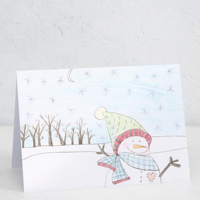 Happy Snowman (By Patient Artist Grace)