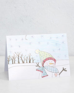 Happy Snowman (Designed by patient artist Grace)