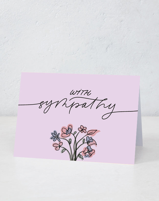 With Sympathy floral