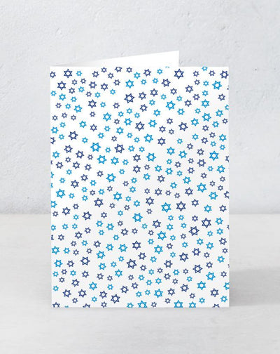 Boxed Assortment of 15 Cards: Hanukkah Stars