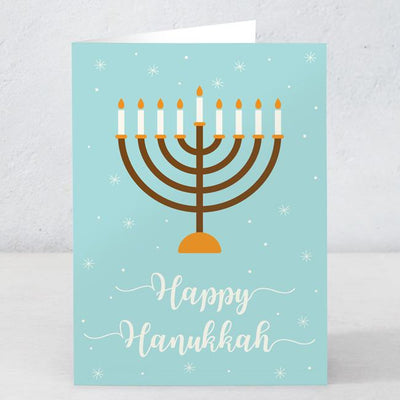 Happy Hanukkah - Menorah