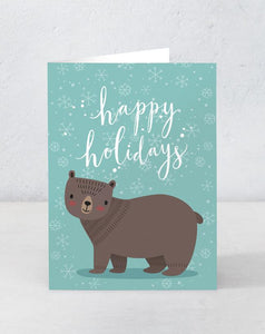 Happy Holidays - Bear