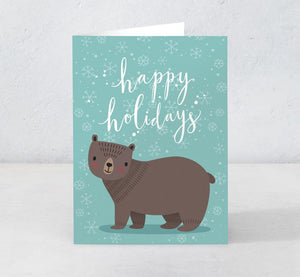 Happy Holidays - Bear