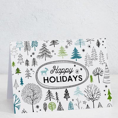 Happy Holidays - Trees