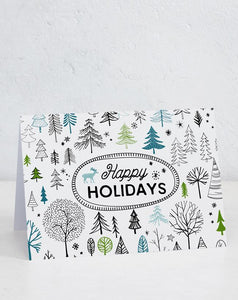 Happy Holidays - Trees