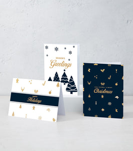 Boxed Assortment of 15 Cards: Happy Holidays Corporate Set