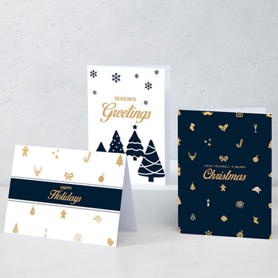 Boxed Assortment of 15 Cards: Happy Holidays Corporate Set