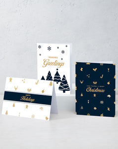 Boxed Assortment of 15 Cards: Happy Holidays Corporate Set