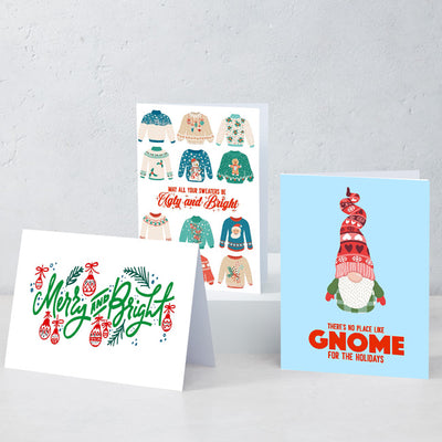 Boxed Assortment of 15 Cards: Happy Holidays
