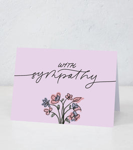 With Sympathy floral