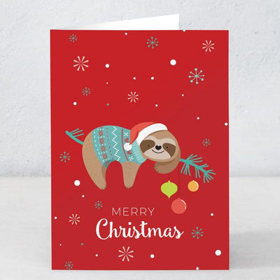 Merry Christmas Sloth