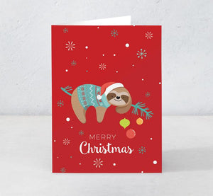 Merry Christmas Sloth