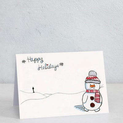 North Pole Snowman (By Patient Artist Ryley)