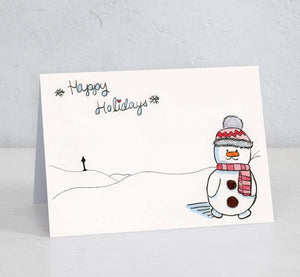 Boxed Assortment of 15 cards: North Pole Snowman (Designed by patient –  SickKids Shop