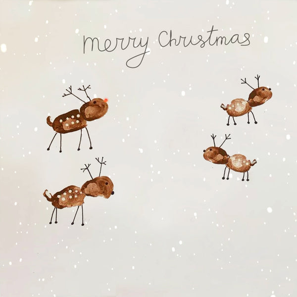 Rudolph and Friends (By Patient Artists Max and Brother Levi)