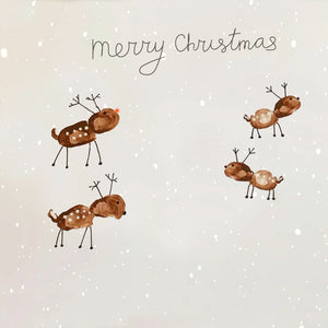 Rudolph and friends (Designed by patient artists Max and brother Levi)