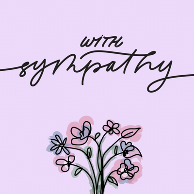 With Sympathy