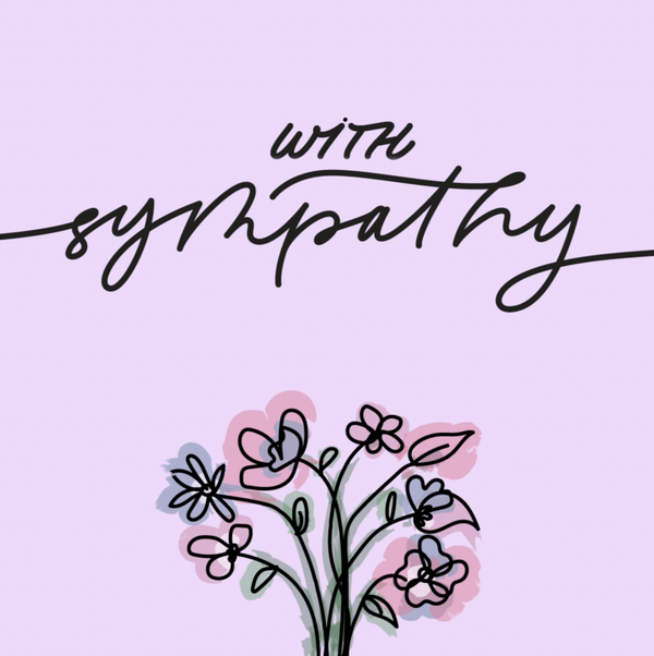 With Sympathy