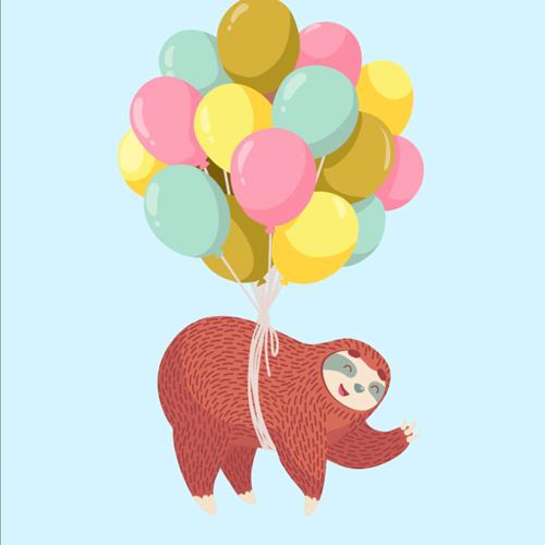 Sloth Balloons