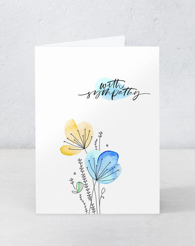 With Sympathy - Flowers
